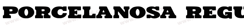 Porcelanosa Regular字体转换